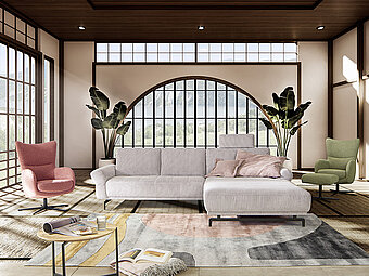 Moderne Longchairkombination Bronx