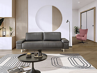 Sofa Bronx mit klappbaren Armlehnen 